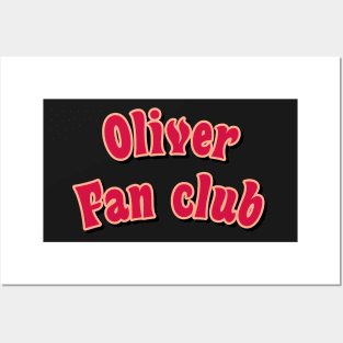Oliver fan club red Posters and Art